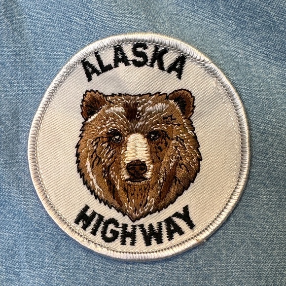 RTW | VTG Scout Patches Chambray Button Up Unisex Uniform Work Shacket Shirt - Picture 12 of 16